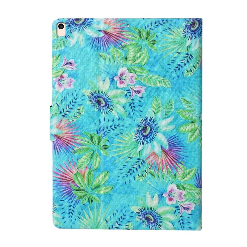 Leren Hoesje voor iPad 10.2" (2019) (2020) Bloemen En Bladeren
