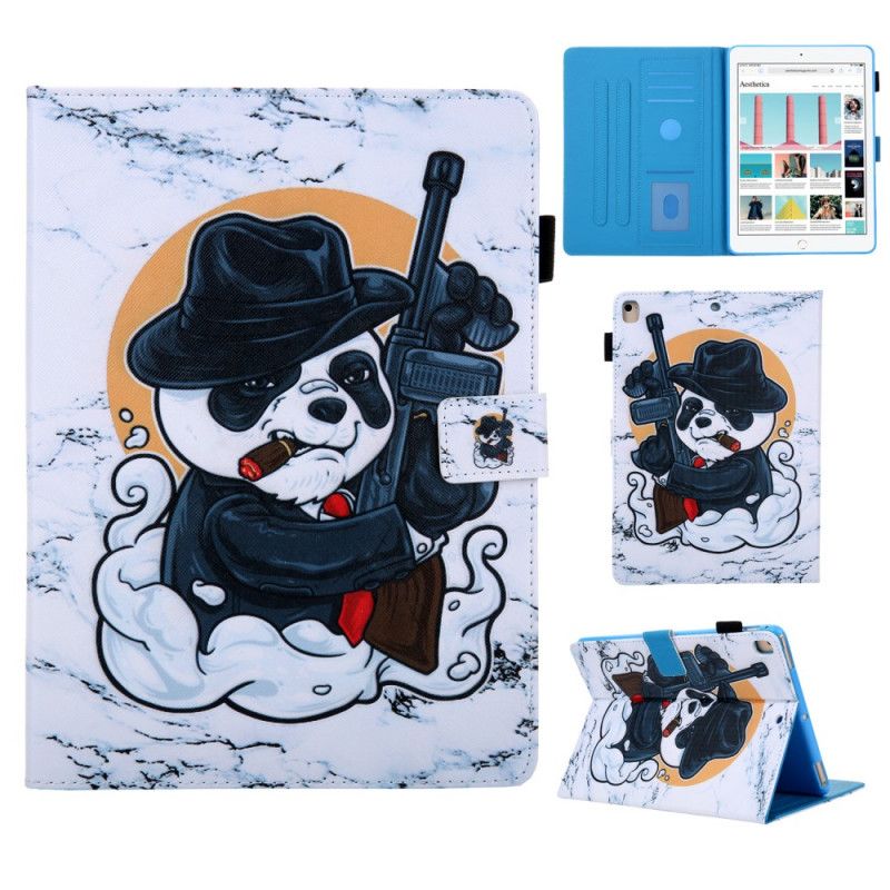 Leren Hoesje voor iPad 10.2" (2019) (2020) Gangsta Hond