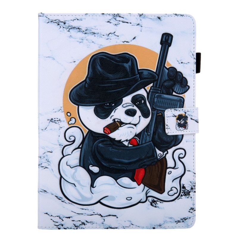 Leren Hoesje voor iPad 10.2" (2019) (2020) Gangsta Hond