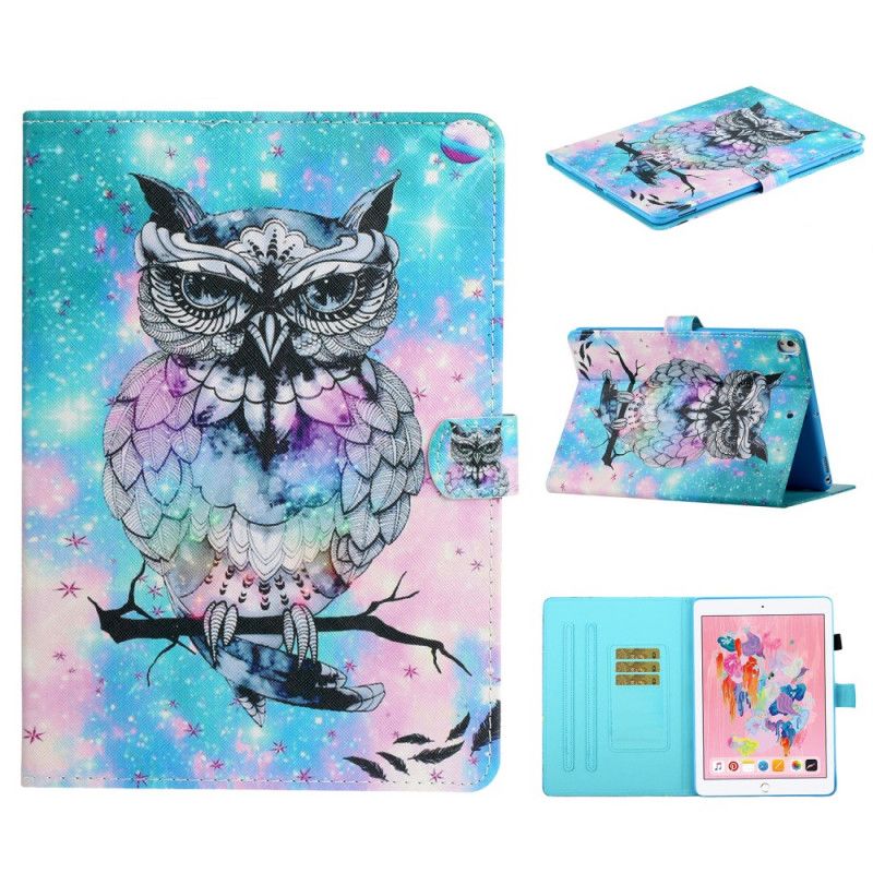 Leren Hoesje voor iPad 10.2" (2019) (2020) Koninklijke Uil