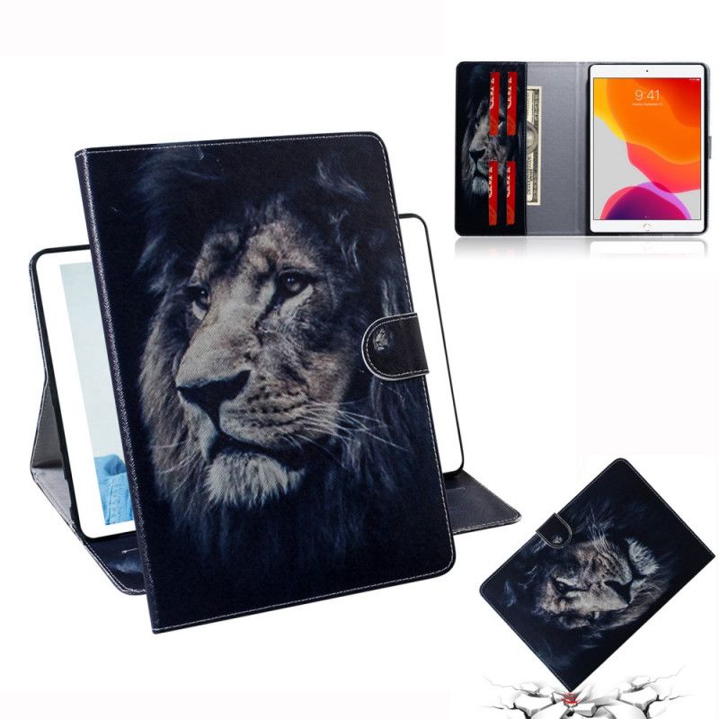 Leren Hoesje voor iPad 10.2" (2019) (2020) Leeuwenkop