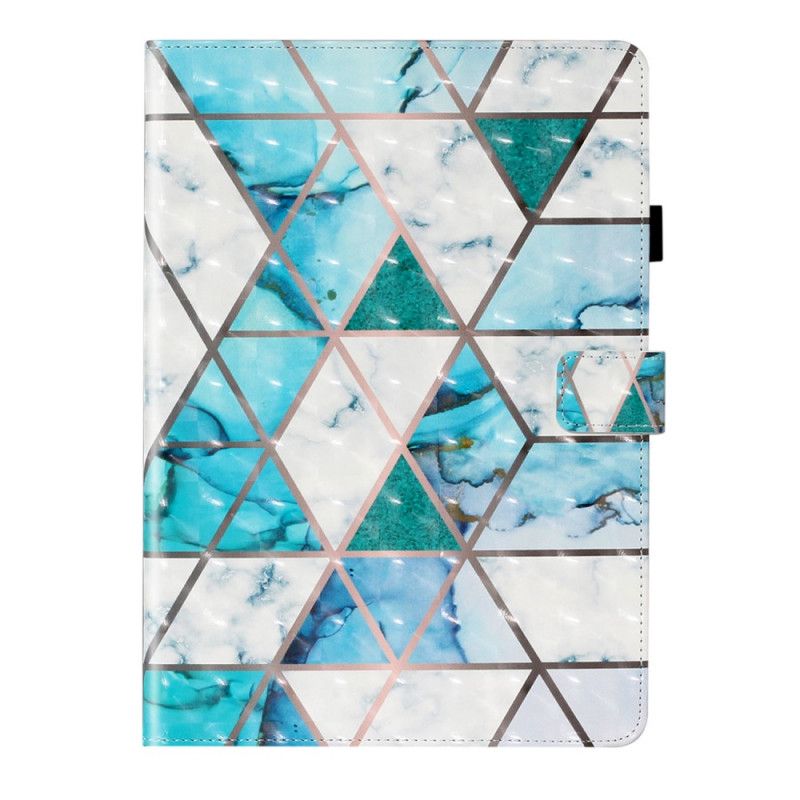 Leren Hoesje voor iPad 10.2" (2019) (2020) Lichtvlek Marmer
