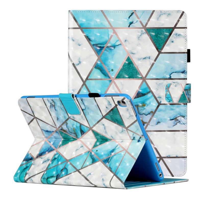 Leren Hoesje voor iPad 10.2" (2019) (2020) Lichtvlek Marmer
