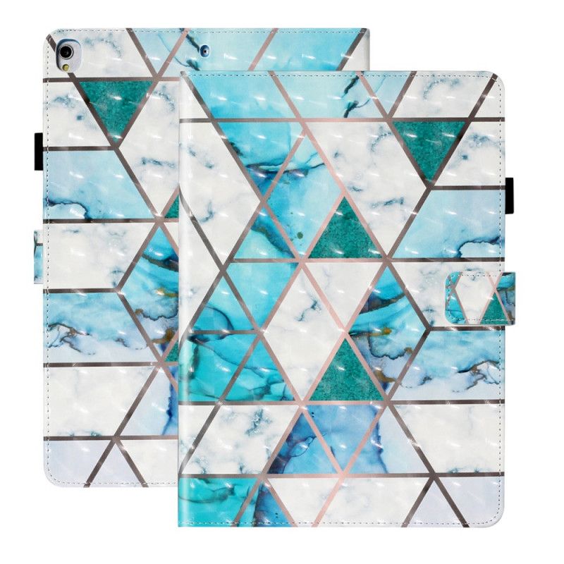 Leren Hoesje voor iPad 10.2" (2019) (2020) Lichtvlek Marmer