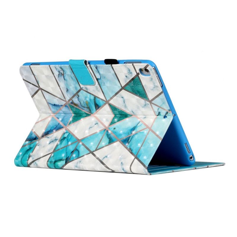 Leren Hoesje voor iPad 10.2" (2019) (2020) Lichtvlek Marmer
