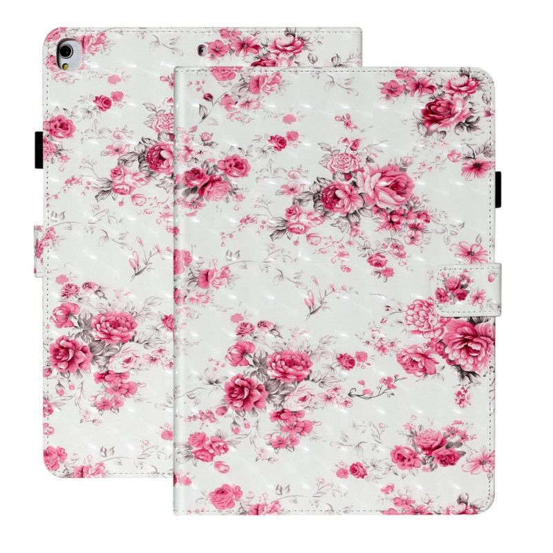 Leren Hoesje voor iPad 10.2" (2019) (2020) Lichtvlek Vrijheidsbloemen
