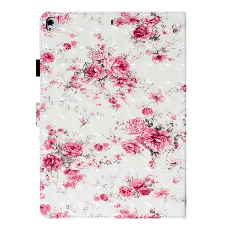Leren Hoesje voor iPad 10.2" (2019) (2020) Lichtvlek Vrijheidsbloemen