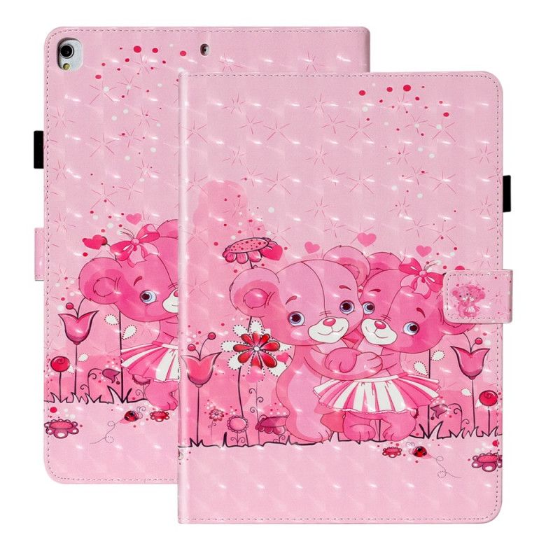 Leren Hoesje voor iPad 10.2" (2019) (2020) Lichtvlek Welpen