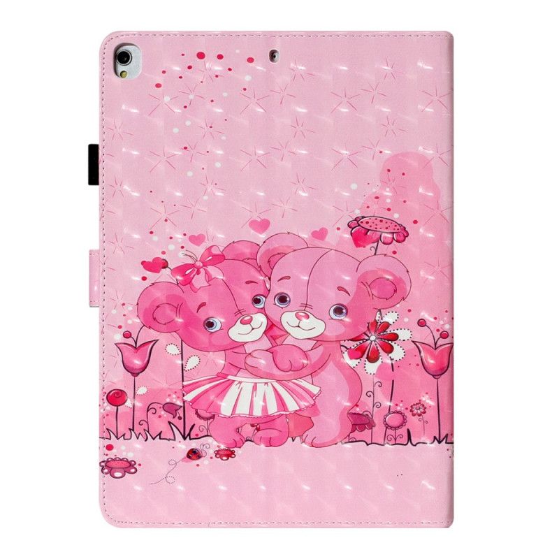 Leren Hoesje voor iPad 10.2" (2019) (2020) Lichtvlek Welpen