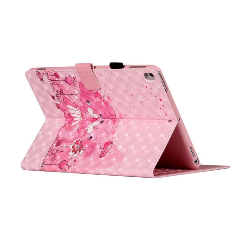 Leren Hoesje voor iPad 10.2" (2019) (2020) Lichtvlek Welpen