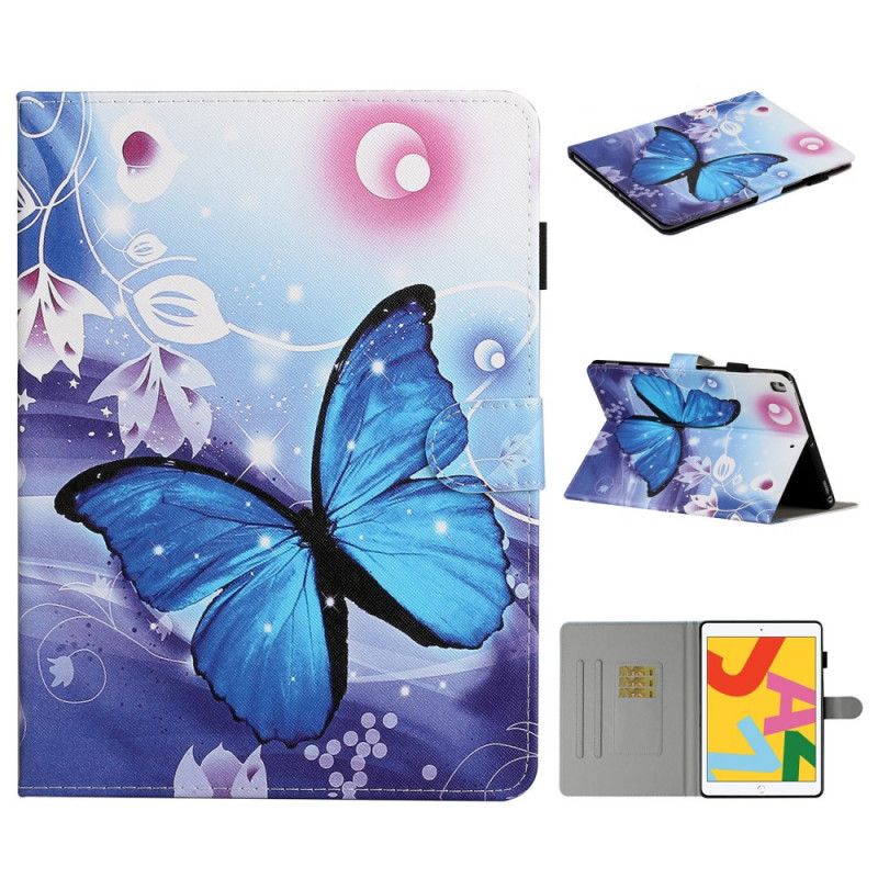 Leren Hoesje voor iPad 10.2" (2019) (2020) Magische Vlinder