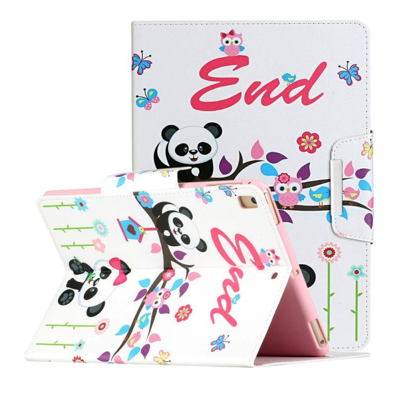 Leren Hoesje voor iPad 10.2" (2019) (2020) Panda-Einde
