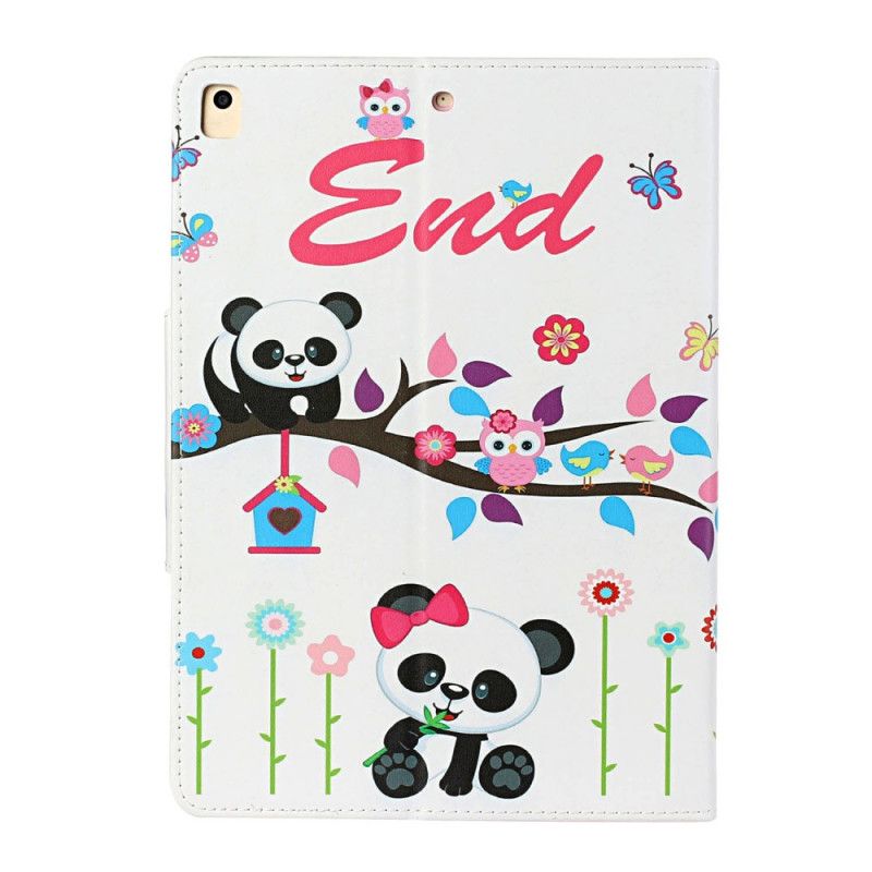 Leren Hoesje voor iPad 10.2" (2019) (2020) Panda-Einde