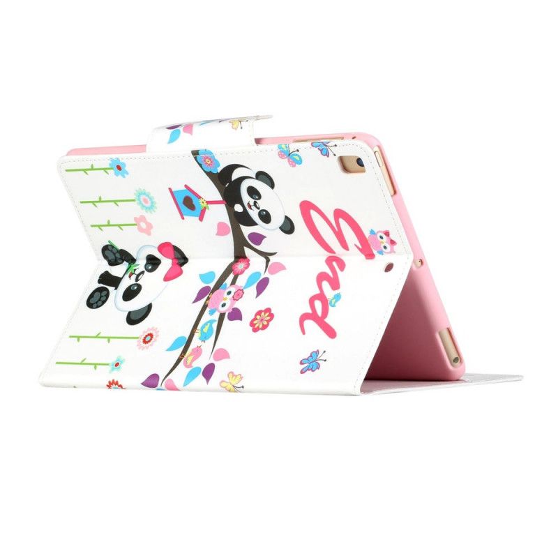 Leren Hoesje voor iPad 10.2" (2019) (2020) Panda-Einde