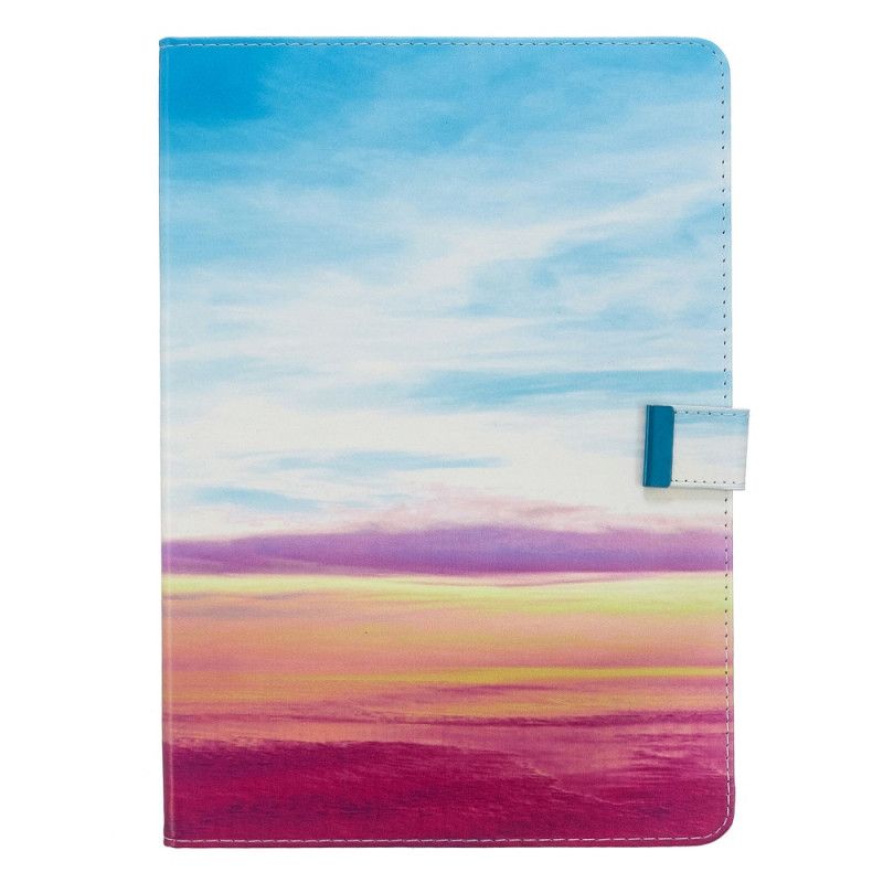 Leren Hoesje voor iPad 10.2" (2019) (2020) Zonsondergang