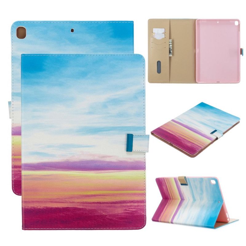 Leren Hoesje voor iPad 10.2" (2019) (2020) Zonsondergang