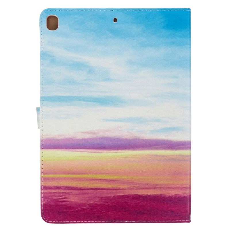Leren Hoesje voor iPad 10.2" (2019) (2020) Zonsondergang
