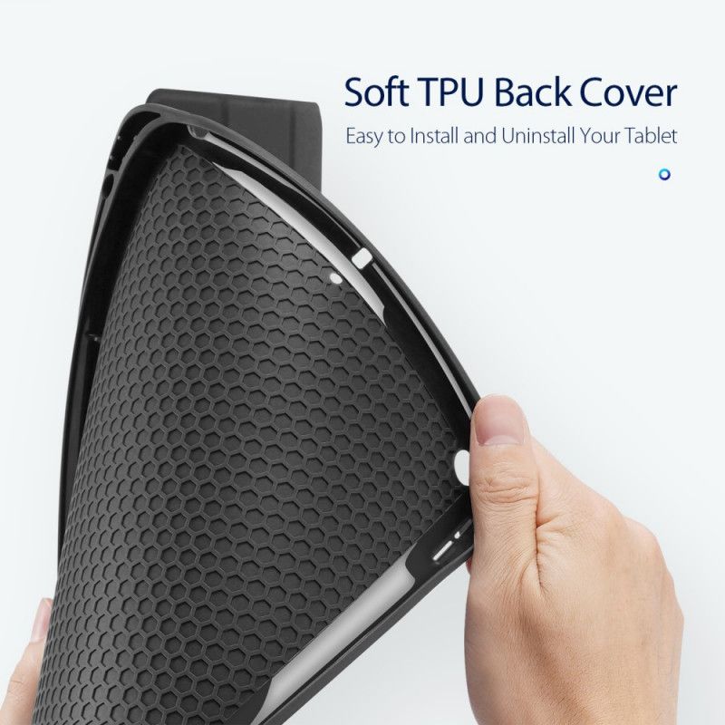 Smart Case iPad 10.2" (2019) (2020) Donkerblauw Zwart Osom Series Dux-Ducis