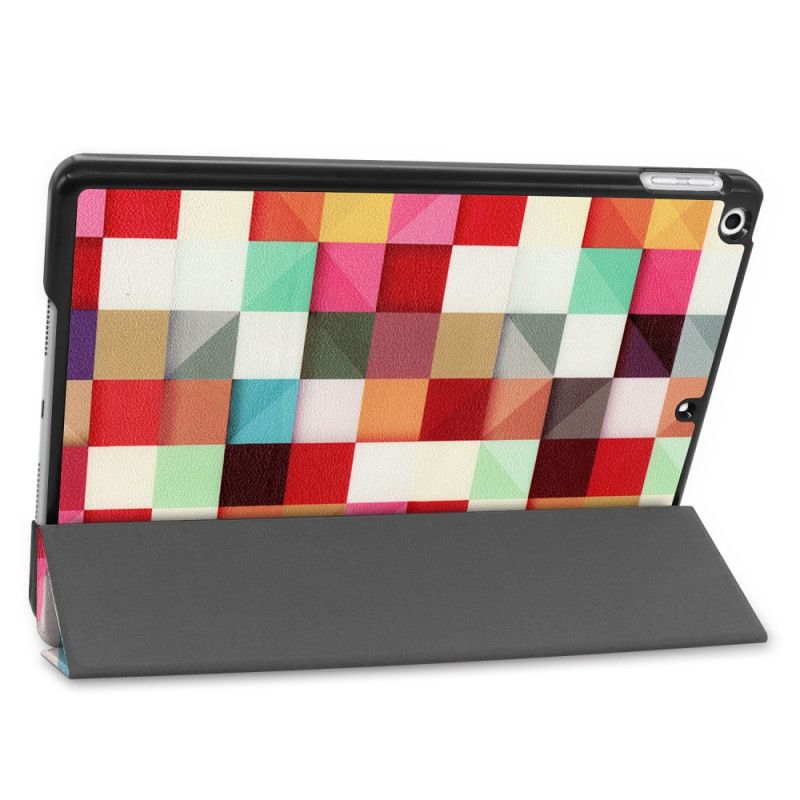Smart Case iPad 10.2" (2019) (2020) Harlekijn Van Kunstleer