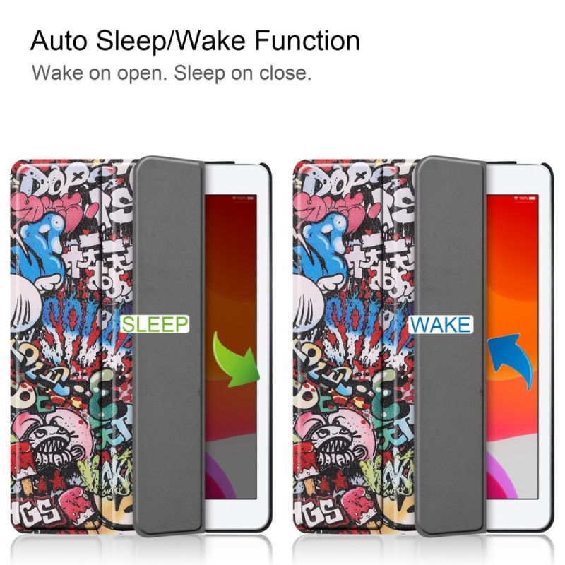 Smart Case iPad 10.2" (2019) (2020) Kunstleer Graffitiplezier