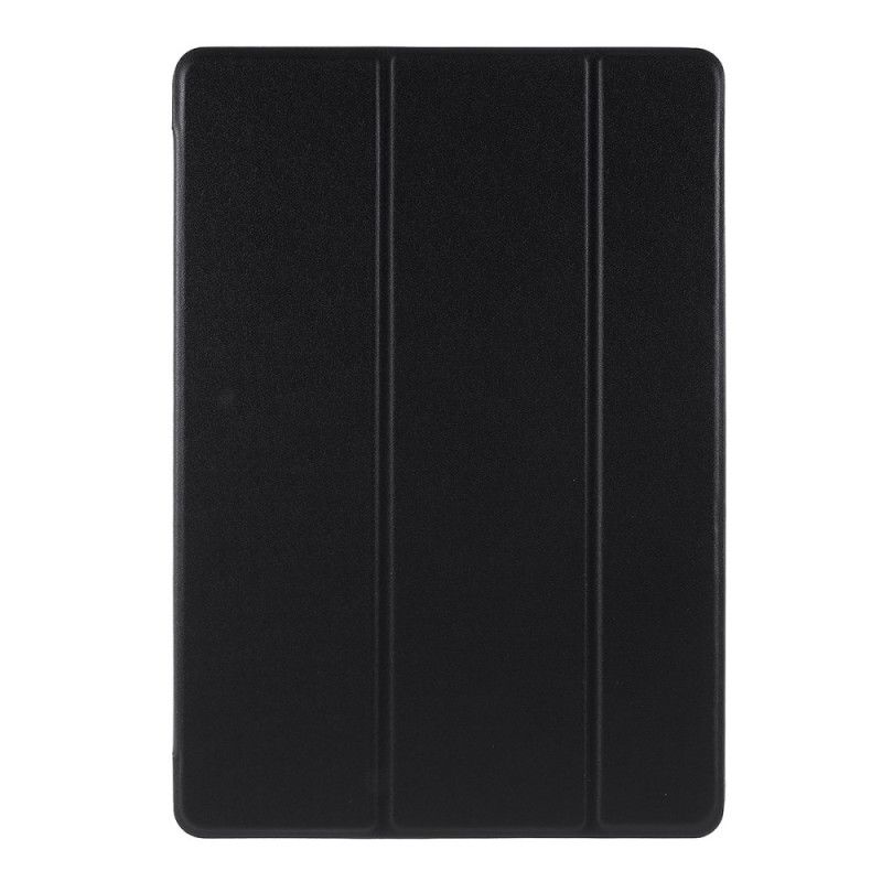 Smart Case iPad 10.2" (2019) (2020) Rood Zwart Klassiek Leereffect