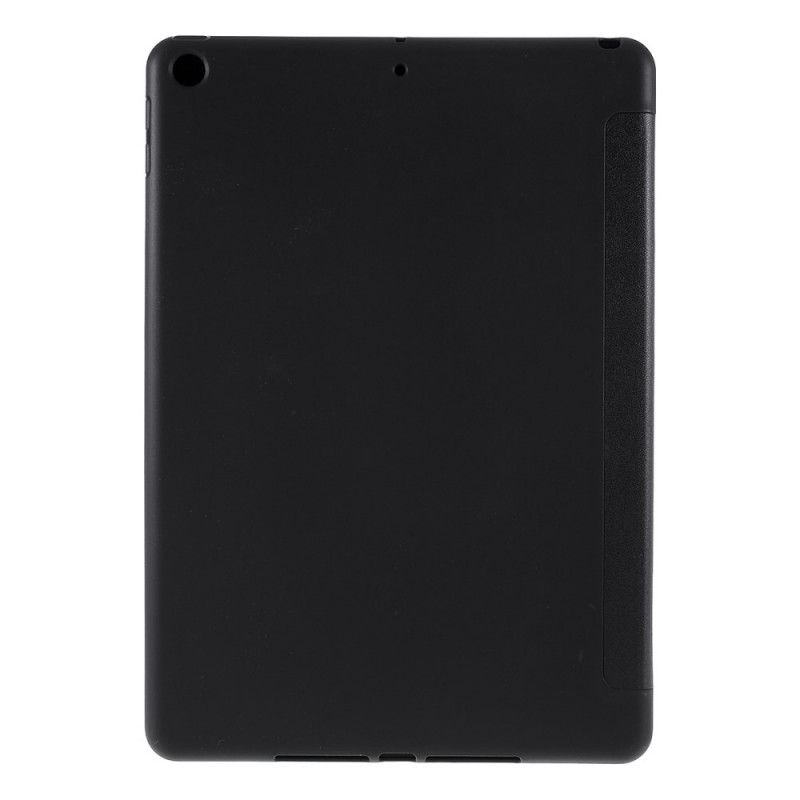Smart Case iPad 10.2" (2019) (2020) Rood Zwart Klassiek Leereffect