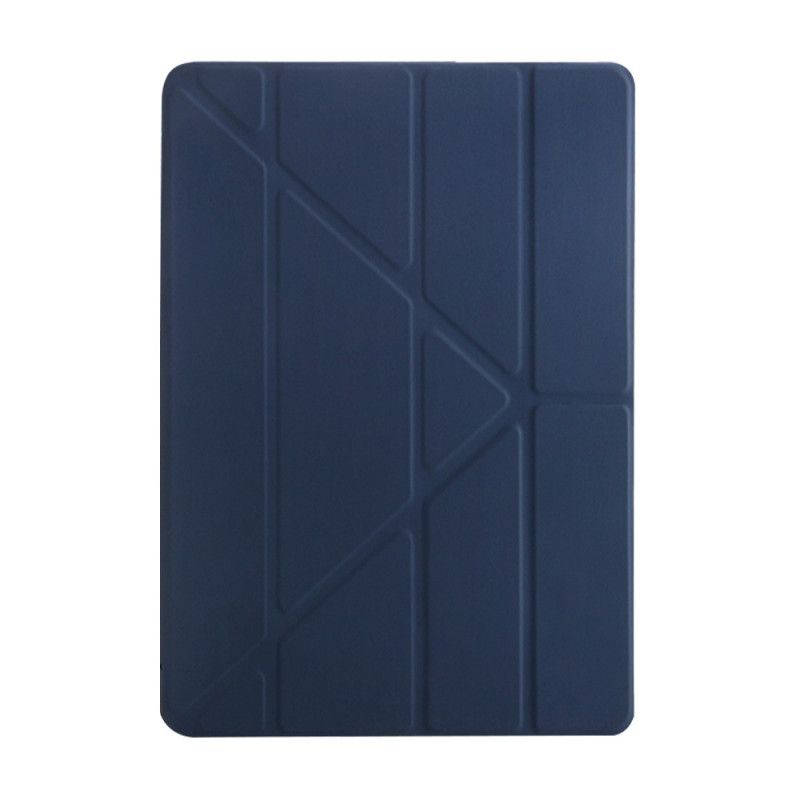 Smart Case iPad 10.2" (2019) (2020) Rood Zwart Origami Van Kunstleer
