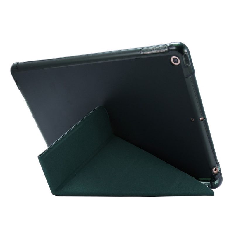 Smart Case iPad 10.2" (2019) (2020) Roze Zwart Origami Leereffect