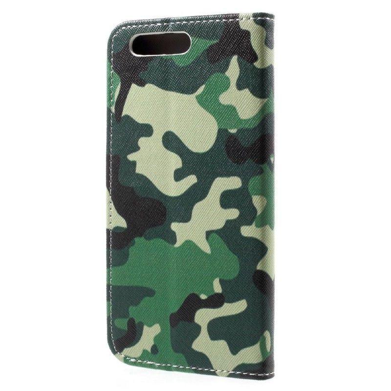 Bescherming Hoesje Honor 9 Telefoonhoesje Militaire Camouflage