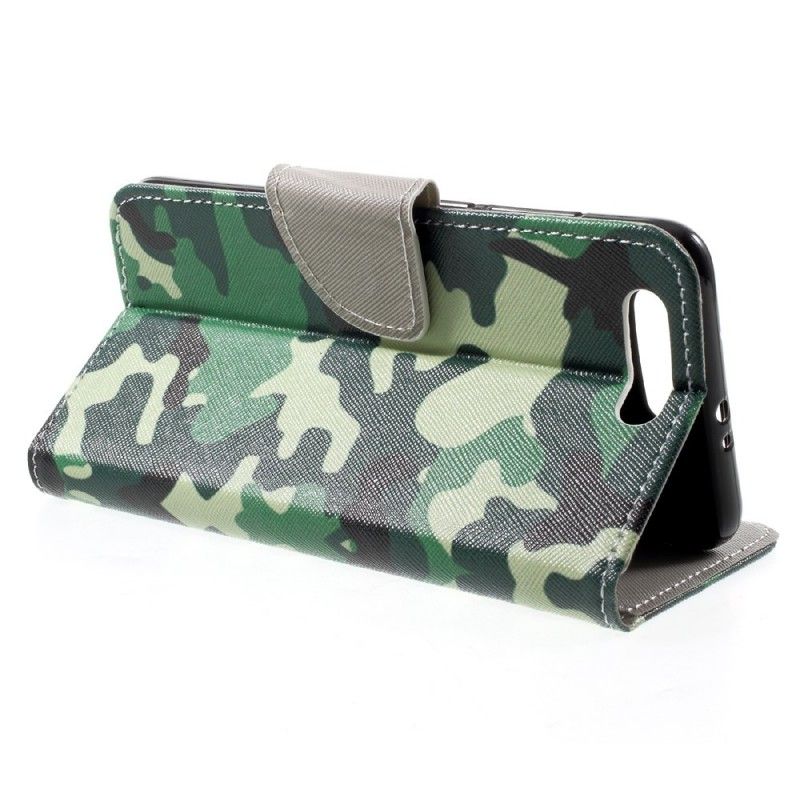 Bescherming Hoesje Honor 9 Telefoonhoesje Militaire Camouflage