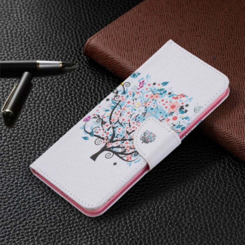 Bescherming Hoesje Oppo Reno 6 5g Gebloemde Boom
