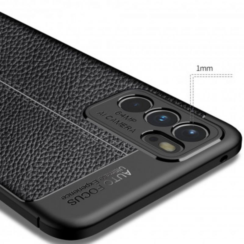 Case Hoesje Oppo Reno 6 5g Telefoonhoesje Litchi-leereffect