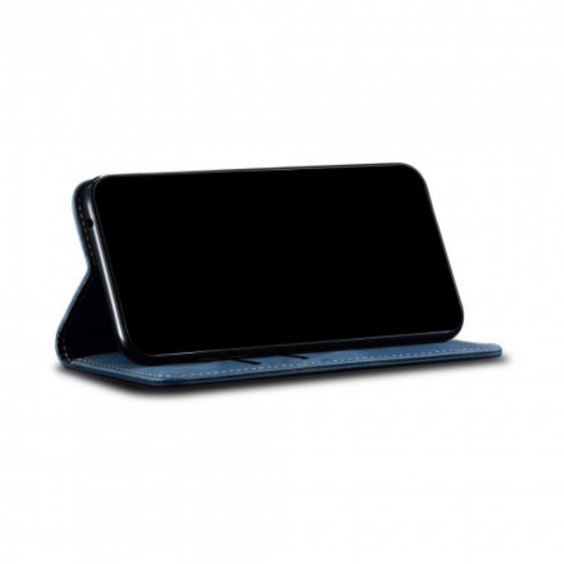 Folio-hoesje Oppo Reno 6 5g Denim Stof