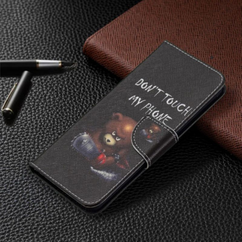 Folio-hoesje Oppo Reno 6 5g Telefoonhoesje Gevaarlijke Beer