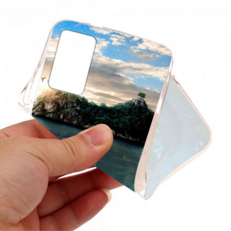 Hoesje Oppo Reno 6 5g Herfstlandschap