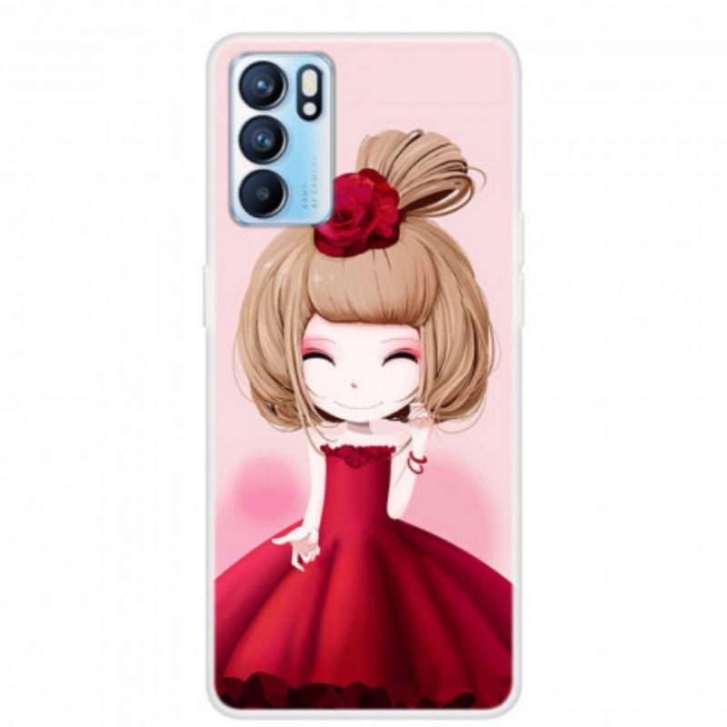 Hoesje Oppo Reno 6 5g Manga Lady