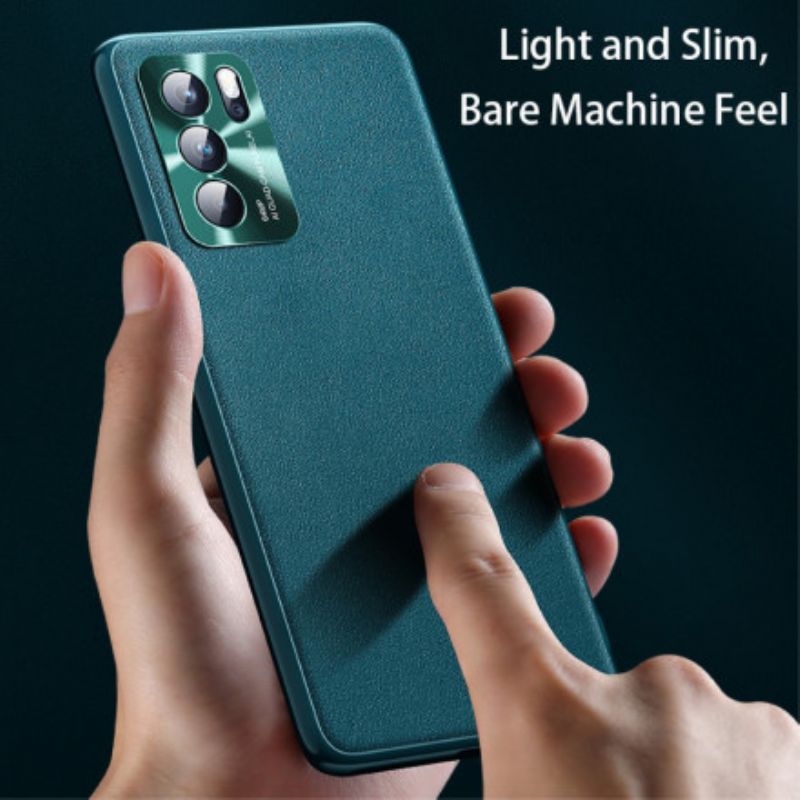 Hoesje Oppo Reno 6 5g Prestige Leereffect Bescherming Hoesje