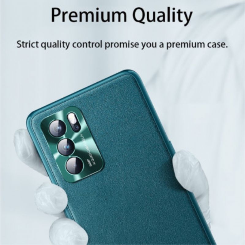 Hoesje Oppo Reno 6 5g Prestige Leereffect Bescherming Hoesje