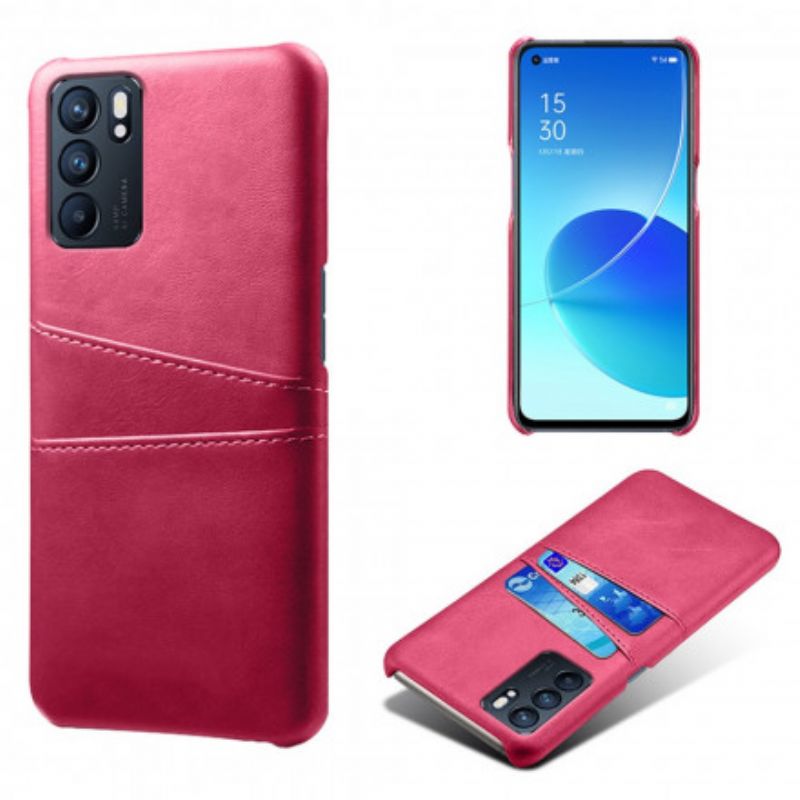 Hoesje Voor Oppo Reno 6 5g Kaarthouder Ksq