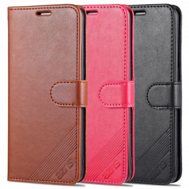 Leren Hoesje Voor Oppo Reno 6 5g Azns Kunstleer