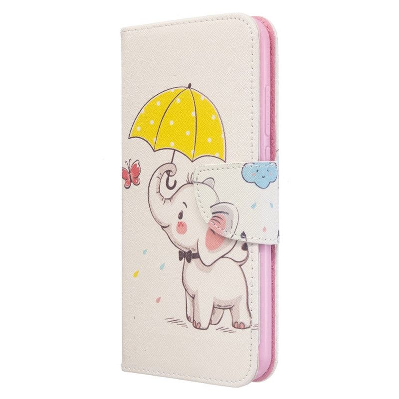 Cover Folio-hoesje Xiaomi Redmi Note 8T Telefoonhoesje Babyolifant