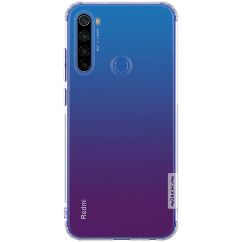 Cover Hoesje Xiaomi Redmi Note 8T Grijs Telefoonhoesje Transparant Nillkin