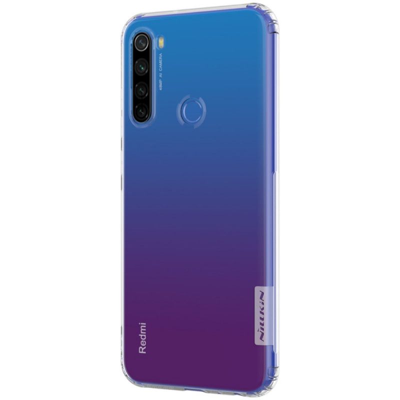 Cover Hoesje Xiaomi Redmi Note 8T Grijs Telefoonhoesje Transparant Nillkin