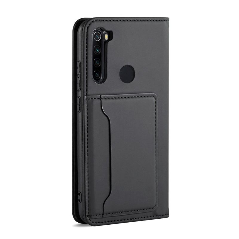 Folio-hoesje Xiaomi Redmi Note 8T Rood Zwart Steunkaarthouder