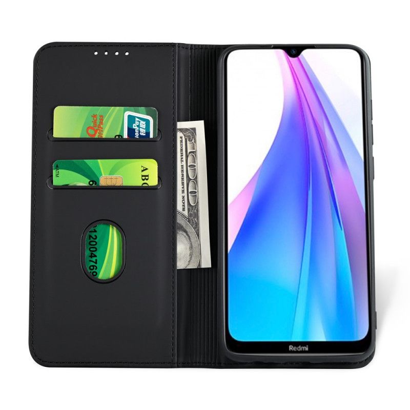 Folio-hoesje Xiaomi Redmi Note 8T Rood Zwart Steunkaarthouder