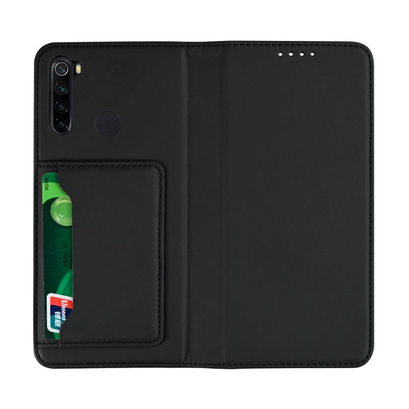 Folio-hoesje Xiaomi Redmi Note 8T Rood Zwart Steunkaarthouder