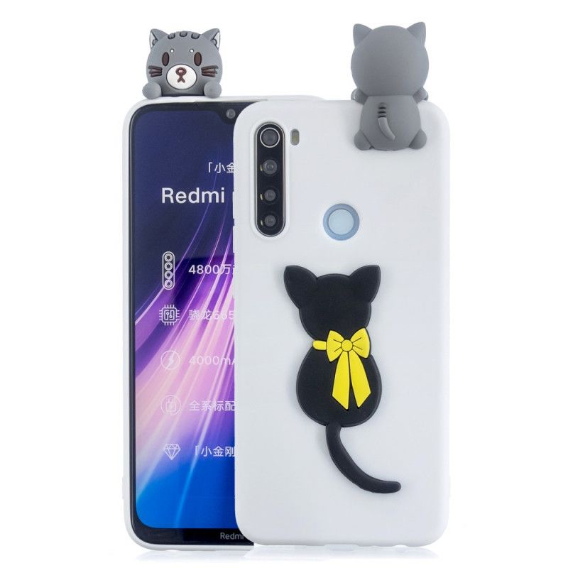 Hoesje voor Xiaomi Redmi Note 8T Charmant 3D Poesje