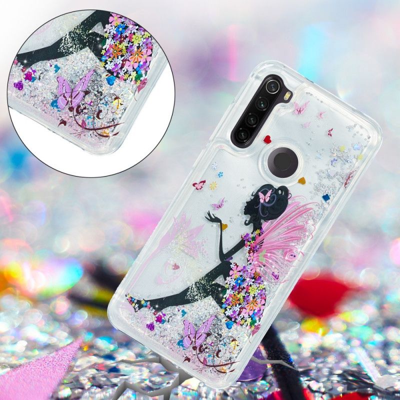 Hoesje voor Xiaomi Redmi Note 8T Glitterfee