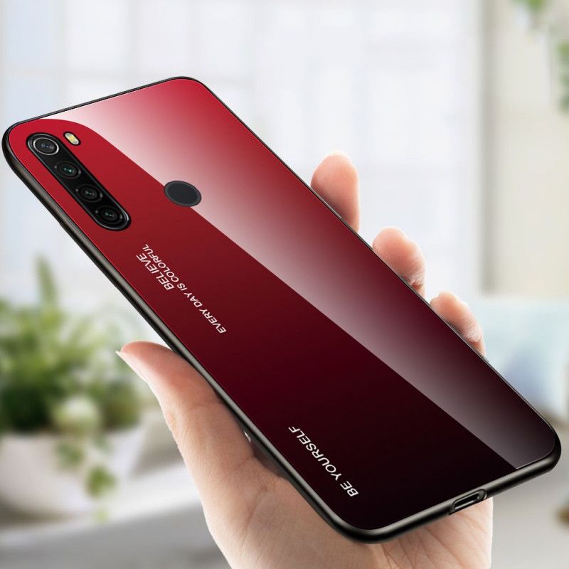 Hoesje voor Xiaomi Redmi Note 8T Magenta Rood Gegalvaniseerde Kleur
