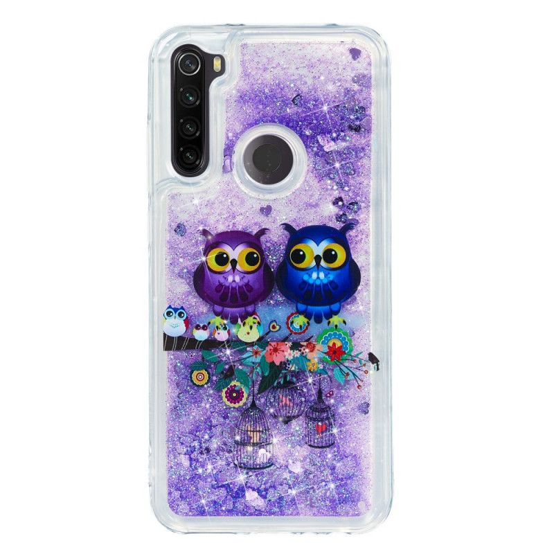 Hoesje Xiaomi Redmi Note 8T Glitter Uiltjes